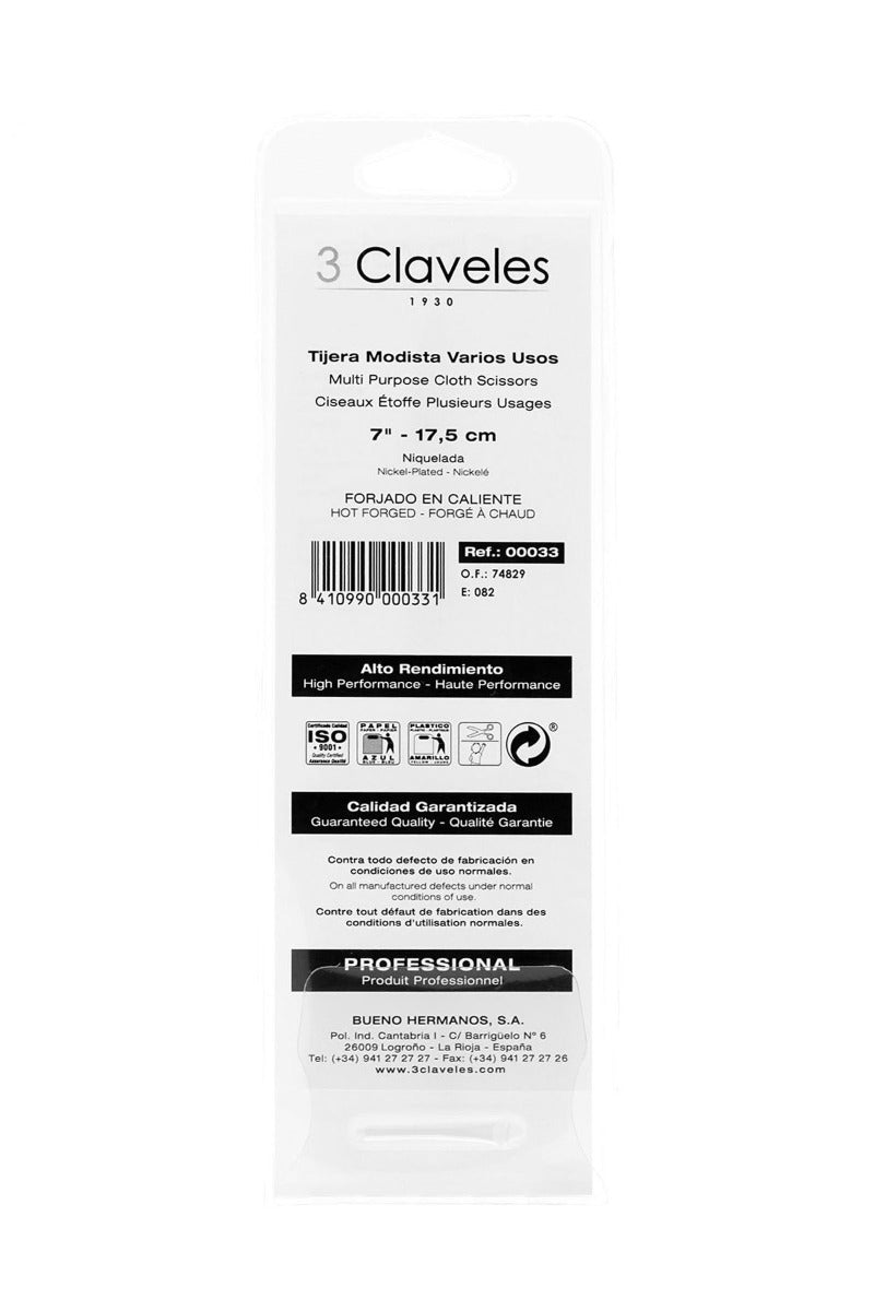 Schneiderschere 18cm 3 Nelken - Ribes y Casals