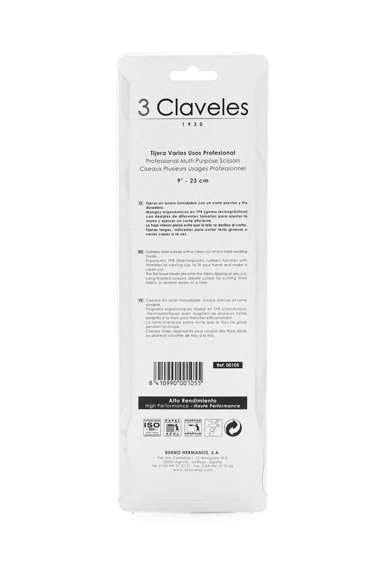 Profi-Mehrzweckschere 23 cm 3 Claveles - Ribes y Casals