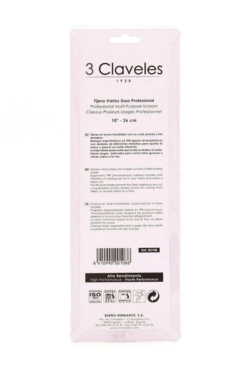 Profi-Mehrzweckschere 26 cm 3 Claveles - Ribes y Casals
