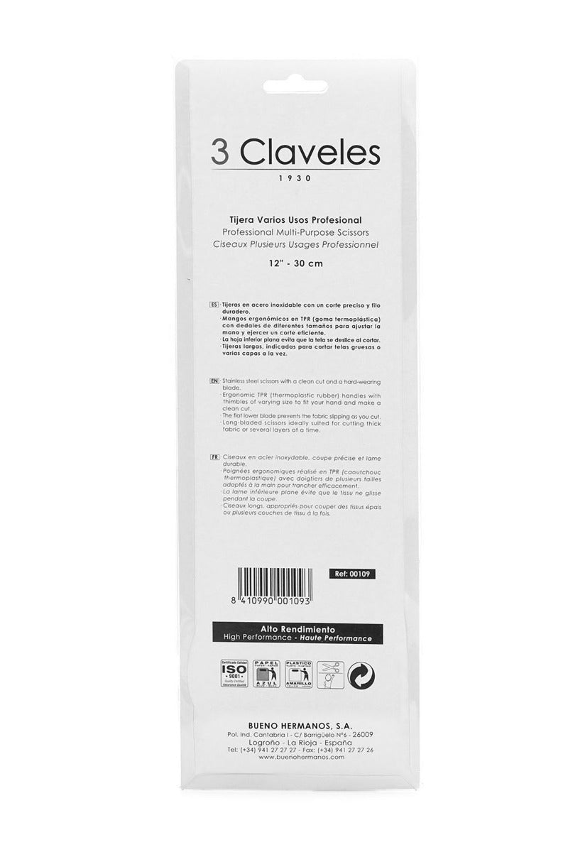 Profi-Mehrzweckschere 30 cm 3 Claveles - Ribes y Casals
