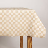 Stain Resin Tischtuch Chess Beige - Ribes y Casals