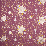 Tencel-Reststück mit Stickerei, hellburgunderfarbener Schal – verschiedene Maße x 140 cm breit - Ribes y Casals