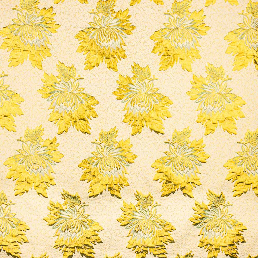 Lurex Brokat Intensiv Goldene Blume Intensiv Gold - Ribes y Casals