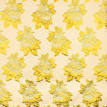 Lurex Brokat Intensiv Goldene Blume Intensiv Gold - Ribes y Casals