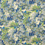Crêpe Helles Paisleymuster Bedruckt Grün Grün Blau - Ribes y Casals