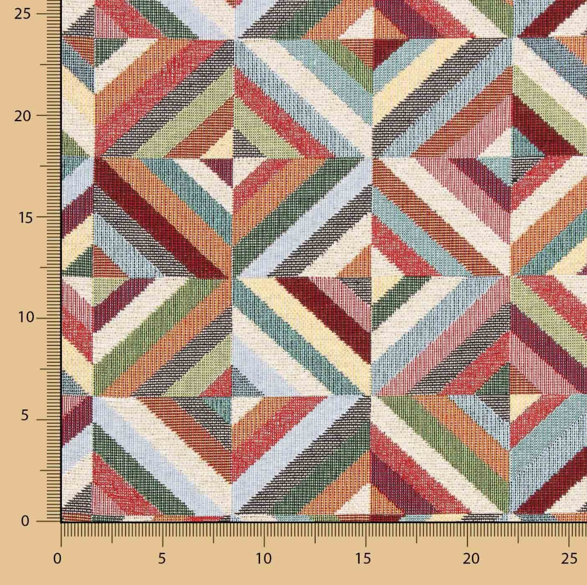 Gobelin Retal Gestreift Farben 50x280 cm - Ribes y Casals