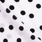 Koshibo Polka Dots 15mm Schwarz-Weiß - Ribes y Casals