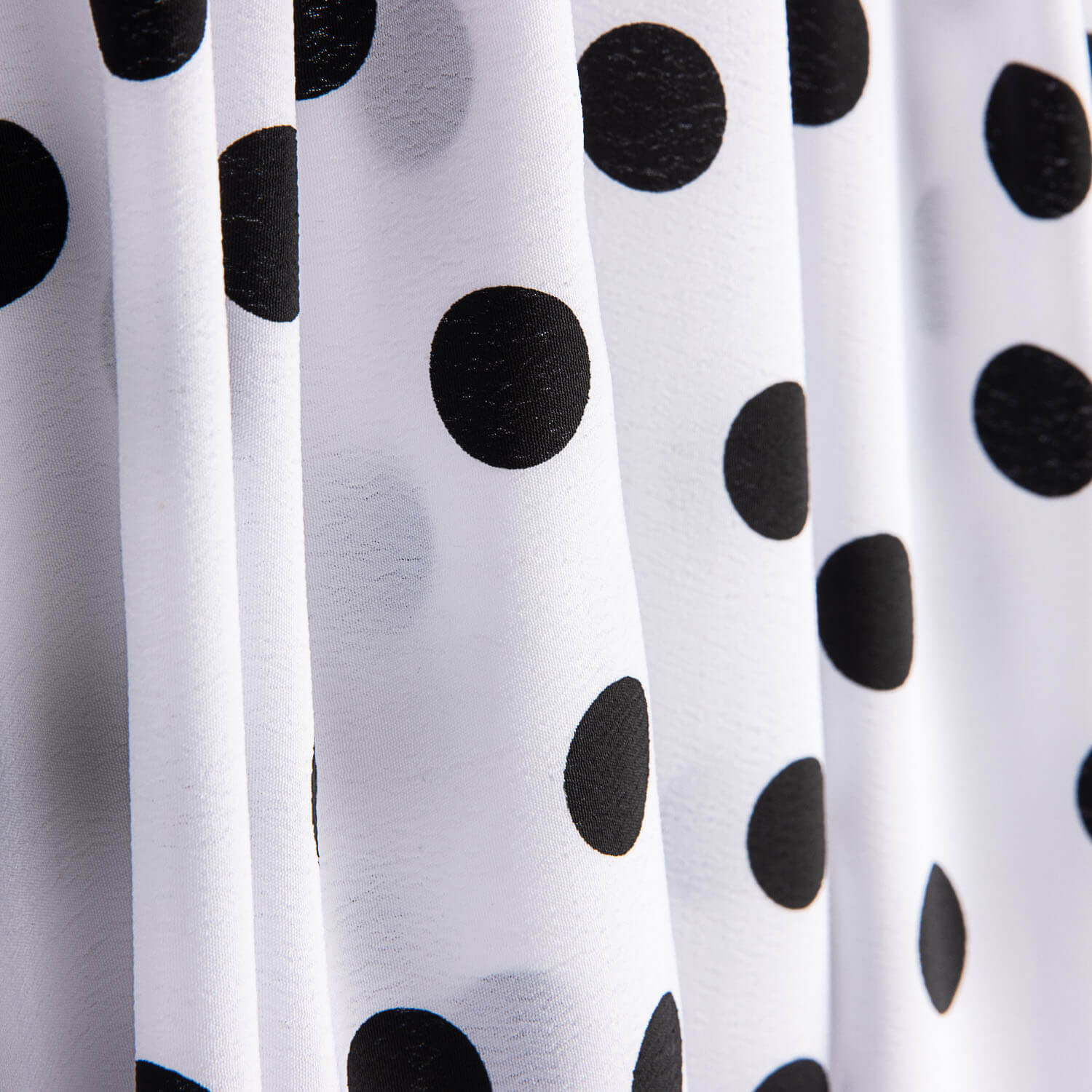 Koshibo Polka Dots 15mm Schwarz-Weiß - Ribes y Casals