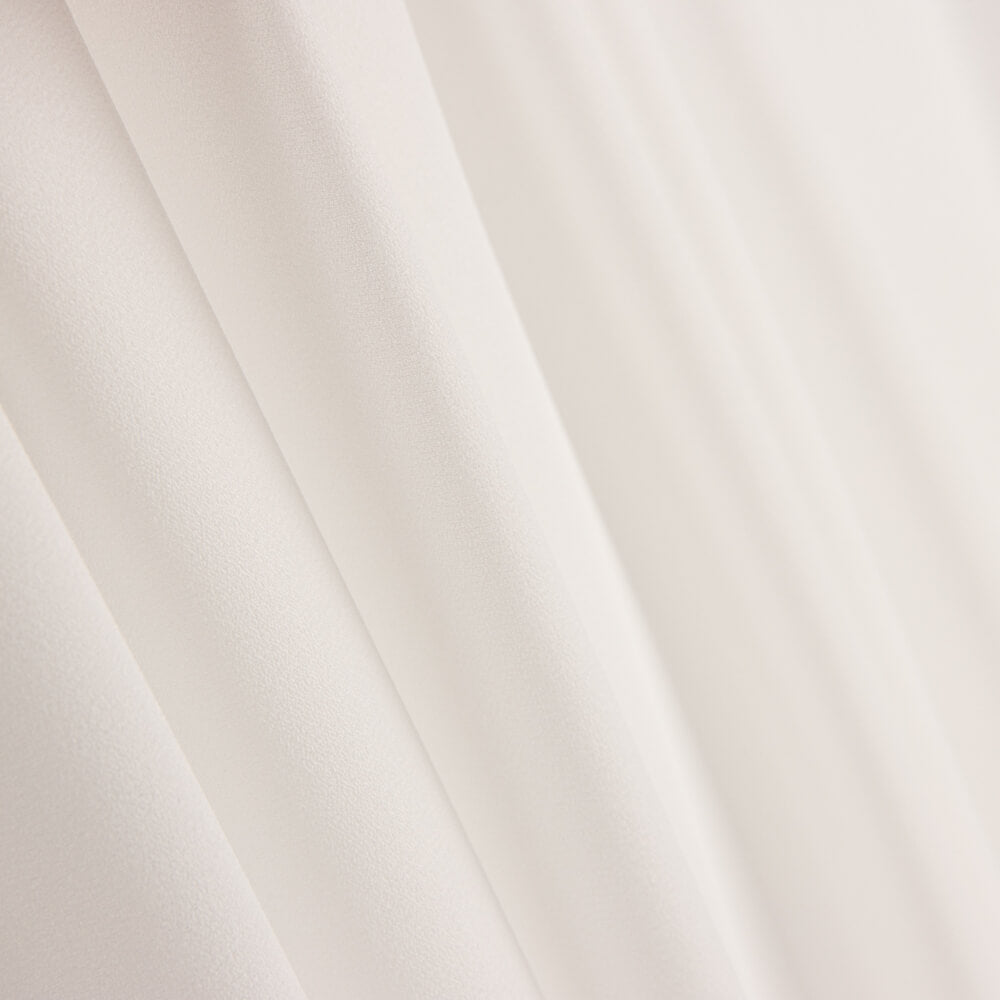Georgette Polyester Gala Weiß Natürlich - Ribes y Casals