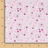 Popeline Baumwolle Popeline Blumen Linda Rosa - Ribes y Casals