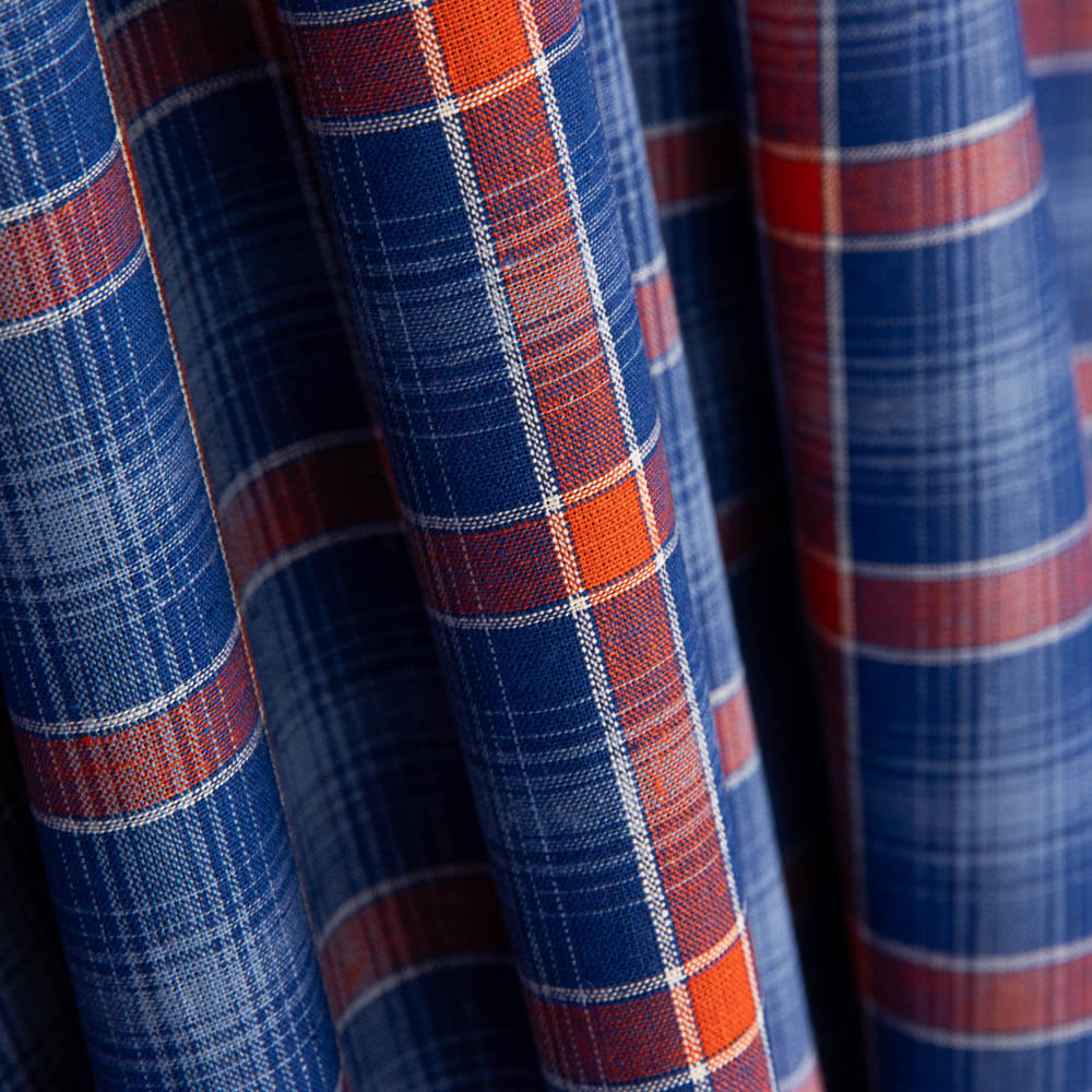 Texas Plaid Hemd Popeline - Ribes y Casals