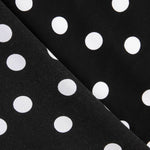 Koshibo Polka Dots 15mm Schwarz-Weiß - Ribes y Casals