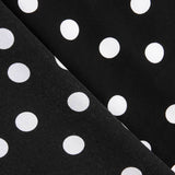 Koshibo Polka Dots 15mm Schwarz-Weiß - Ribes y Casals