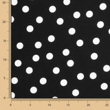 Koshibo Polka Dots 15mm Schwarz-Weiß - Ribes y Casals