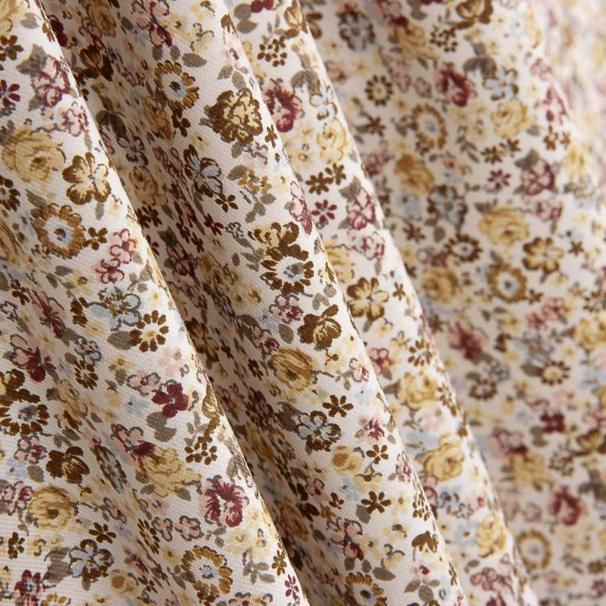 Viyela Cotton Cotton Flower Remix Ochres - Ribes y Casals