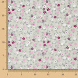 Popeline Baumwolle Baumwolle Blumen Linda Kaky - Ribes y Casals