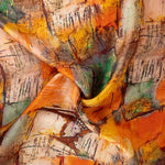 Hawi Bedruckter Seidensatin - Ribes y Casals