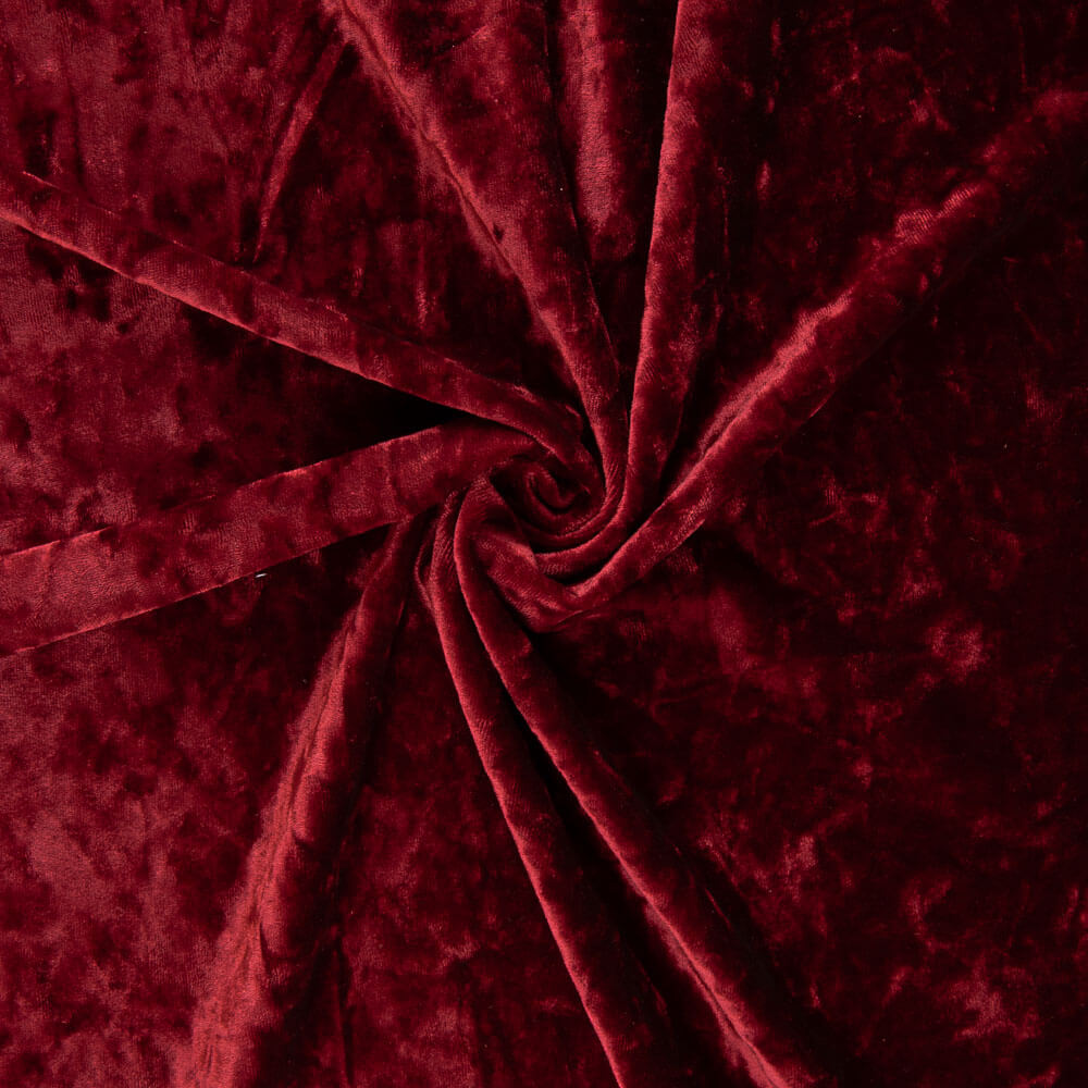 Red Rubi Fashion Velvet Fabric - Verschiedene Größen x Breite 150 cm. - Ribes y Casals