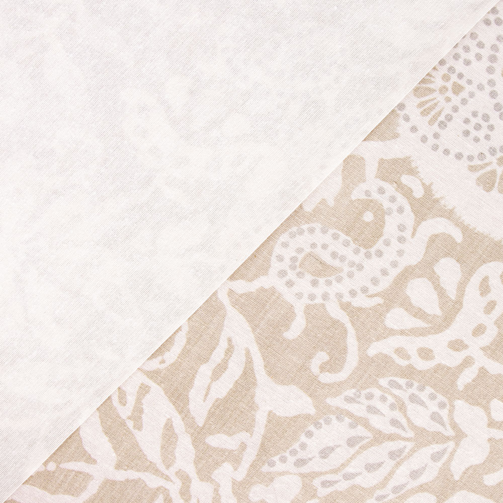 Resin Tischdecke Fleckenschutz Floral Sand - Ribes y Casals