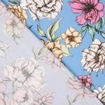 Popeline-Reststück „Amanecer mit Blumenmuster“ – verschiedene Maße x Breite 140 cm - Ribes y Casals
