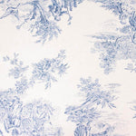 Beize Harz Tischtuch Toile de Jouy Blau - Ribes y Casals