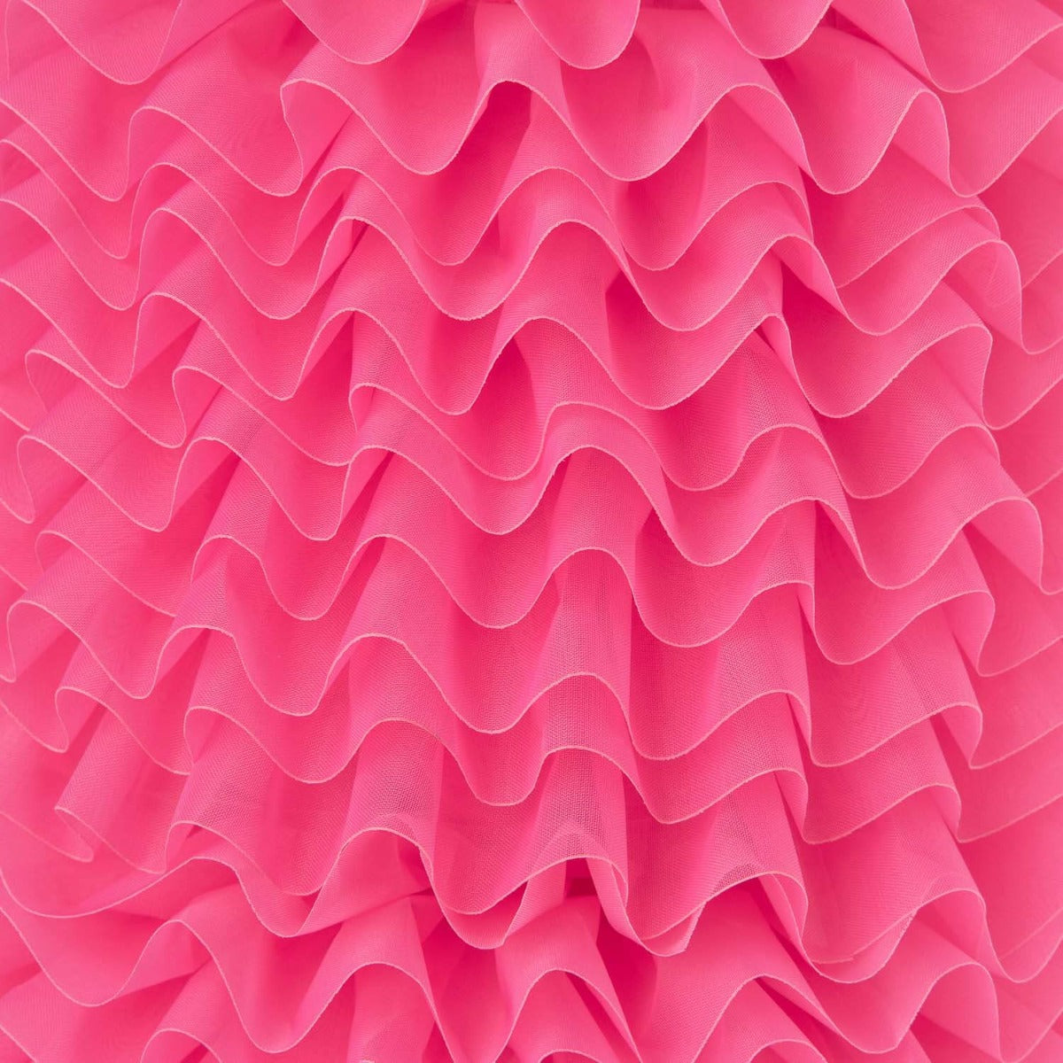 Plissiertes Garrucha-Band 6 cm Fluor Rosa - Ribes y Casals