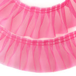 Plissiertes Garrucha-Band 6 cm Fluor Rosa - Ribes y Casals