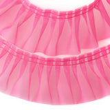 Plissiertes Garrucha-Band 6 cm Fluor Rosa - Ribes y Casals