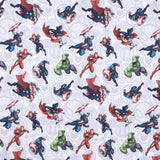 Popeline-Stoffreste mit Avengers-Lizenz – verschiedene Maße, Breite 140 cm - Ribes y Casals