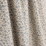 Vintage Blau Mini Blumen Popeline - Ribes y Casals