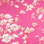 Batiste Botanische Bordüre Fuchsia - Ribes y Casals
