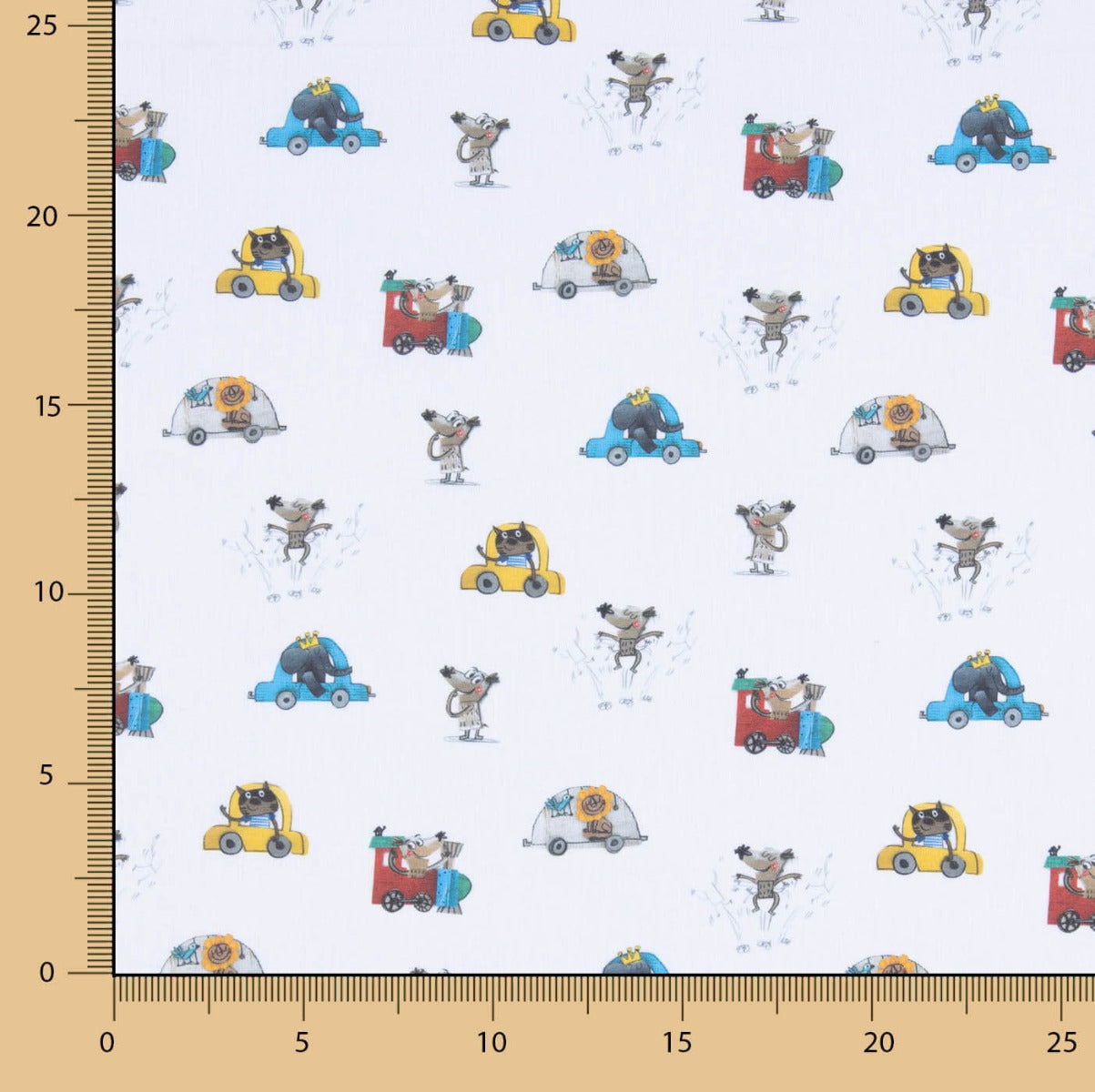 Kinderwagen Poplin Licensed Animals - Ribes y Casals