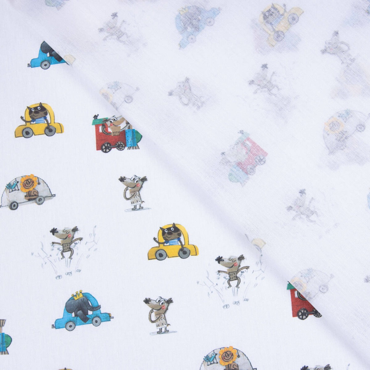 Kinderwagen Poplin Licensed Animals - Ribes y Casals