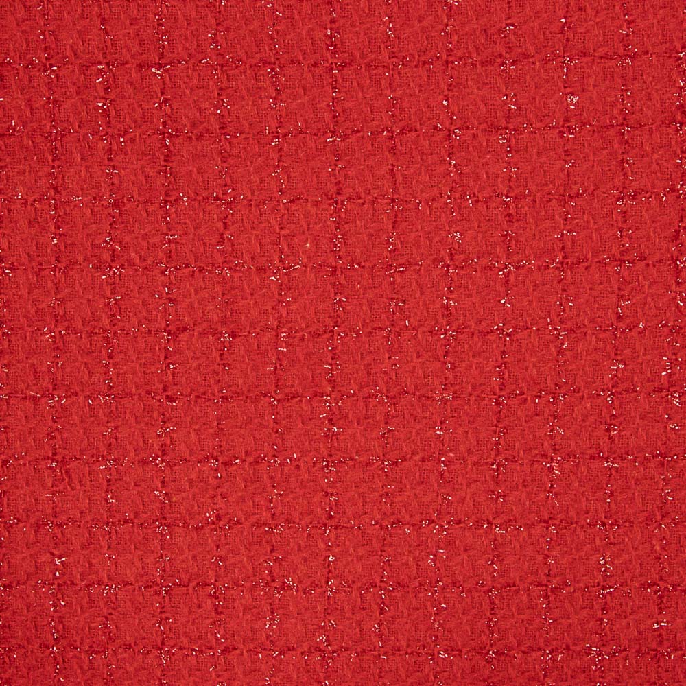 Chanel Lurex Kariert Rot - Ribes y Casals