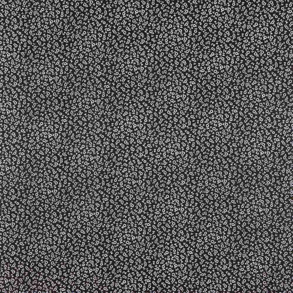 Patchwork Baumwolle Floritas Schwarz - Ribes y Casals