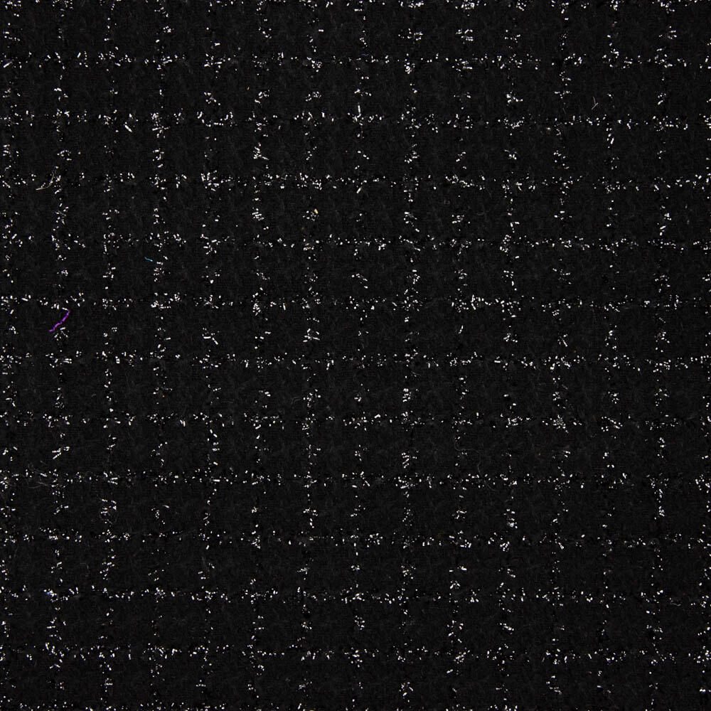 Chanel Lurex Kariert Schwarz - Ribes y Casals