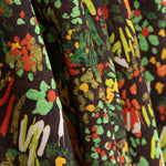 Crêpe Lightweight Herbst Grün Abstrakter Druck - Ribes y Casals