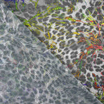 Grau Laminiert Leopard Elastisch Leopard Elastisch Raster - Ribes y Casals