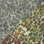 Leopard Laminat Khaki Elastisch Gitter Elastisch Leopard - Ribes y Casals