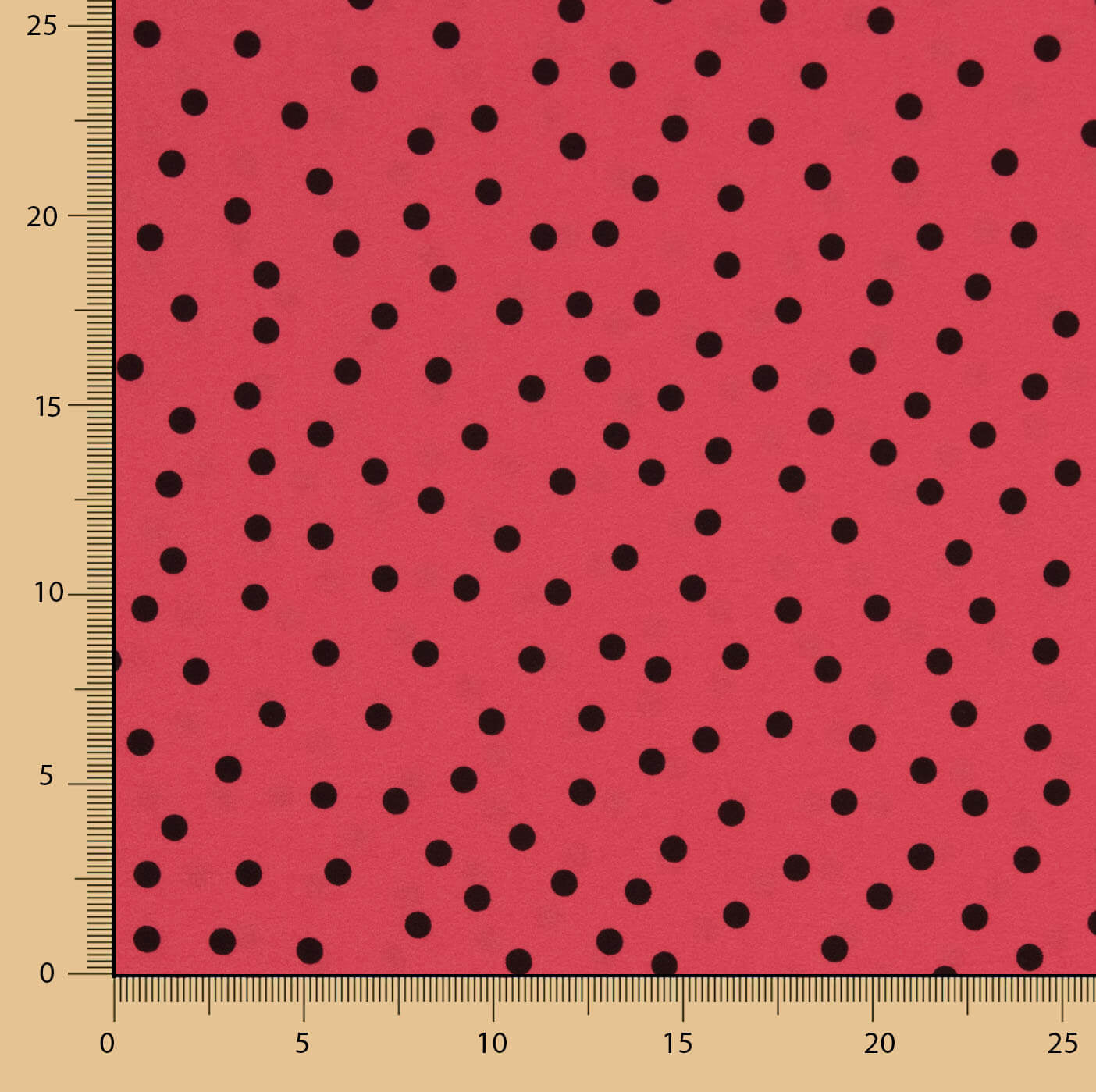 Koshibo Polka Dots 17mm Delavé Erdbeere - Ribes y Casals