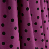 Koshibo Polka Dots 7mm Delavé Bougainvillea - Ribes y Casals