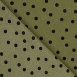 Koshibo Retal Koshibo Polka Dots 7mm Delavé Khaki - Verschiedene Größen x Breite von 150 cm - Ribes y Casals