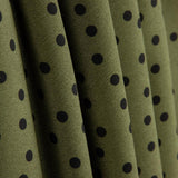 Koshibo Retal Koshibo Polka Dots 7mm Delavé Khaki - Verschiedene Größen x Breite von 150 cm - Ribes y Casals