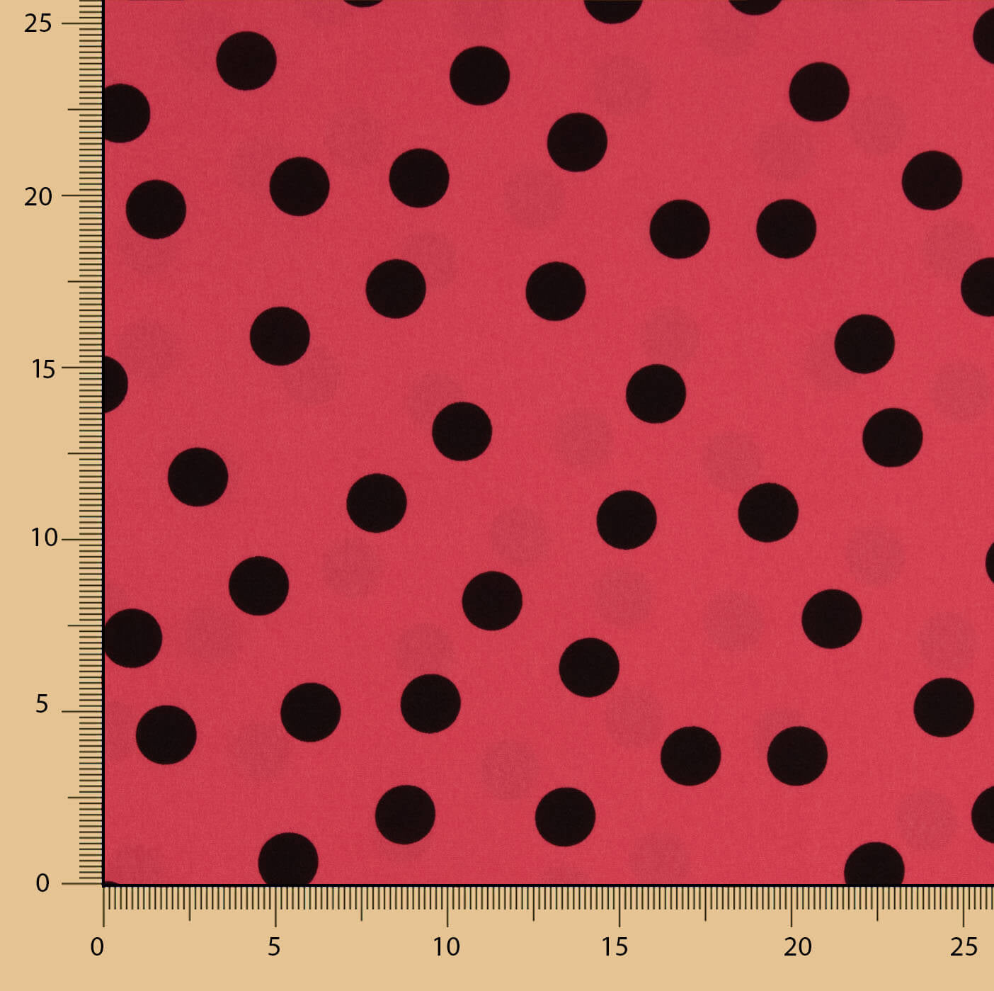 Koshibo Polka Dots 33mm Delavé Erdbeere - Ribes y Casals