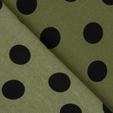 Koshibo-Stoff Koshibo Polka Dots 33mm Delavé Khaki 85 x 150 cm - Ribes y Casals