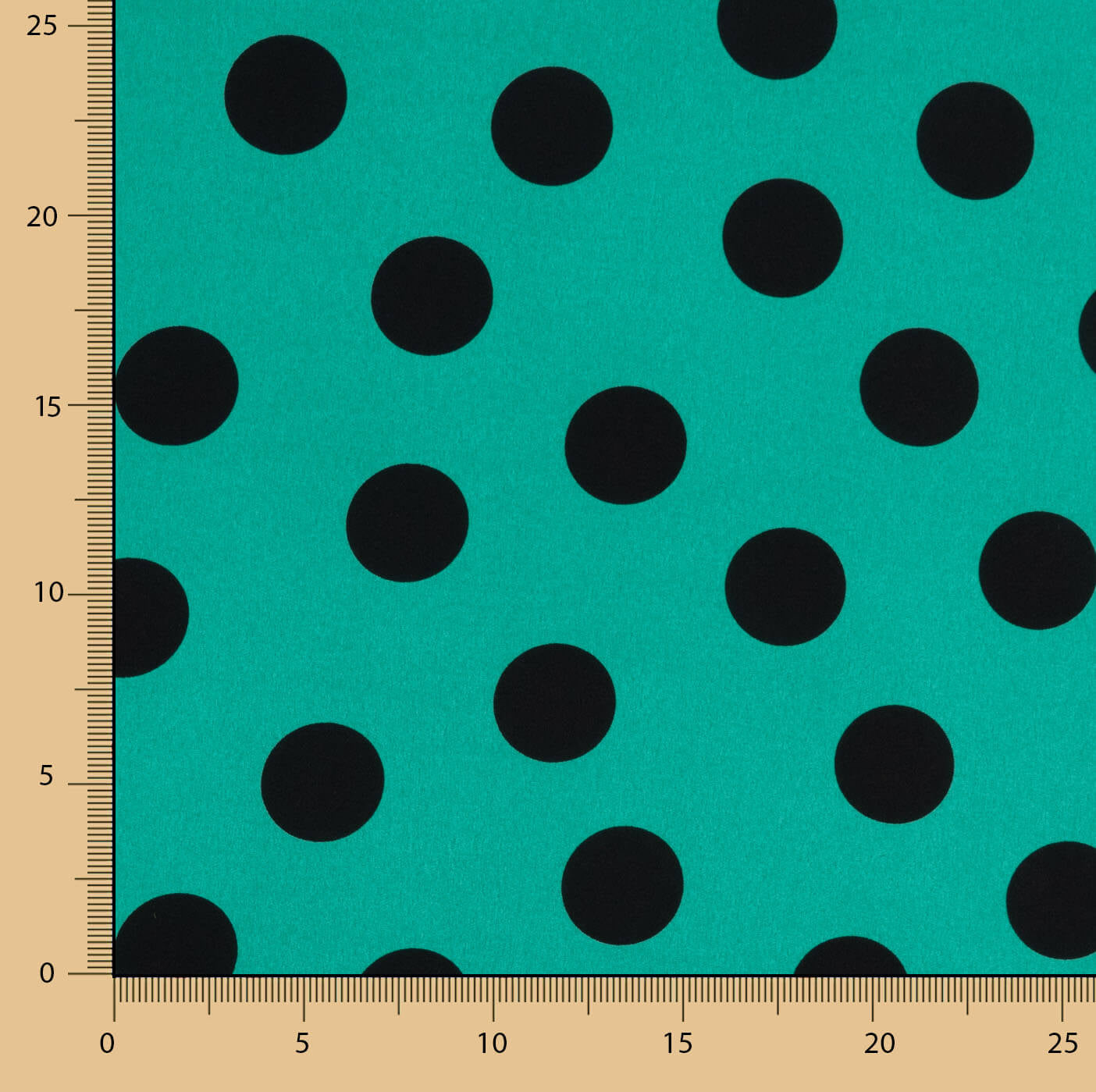 Koshibo Polka Dots 33mm Delavé Aquamarin - Ribes y Casals