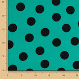 Koshibo Polka Dots 33mm Delavé Aquamarin - Ribes y Casals