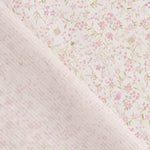 Reststück Popeline Baumwolle mit Vintage-Blumenmuster in Rosa – verschiedene Maße x Breite 150 cm - Ribes y Casals
