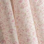 Reststück Popeline Baumwolle mit Vintage-Blumenmuster in Rosa – verschiedene Maße x Breite 150 cm - Ribes y Casals