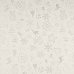 Weihnachten Lurex Silber Canvas - Ribes y Casals